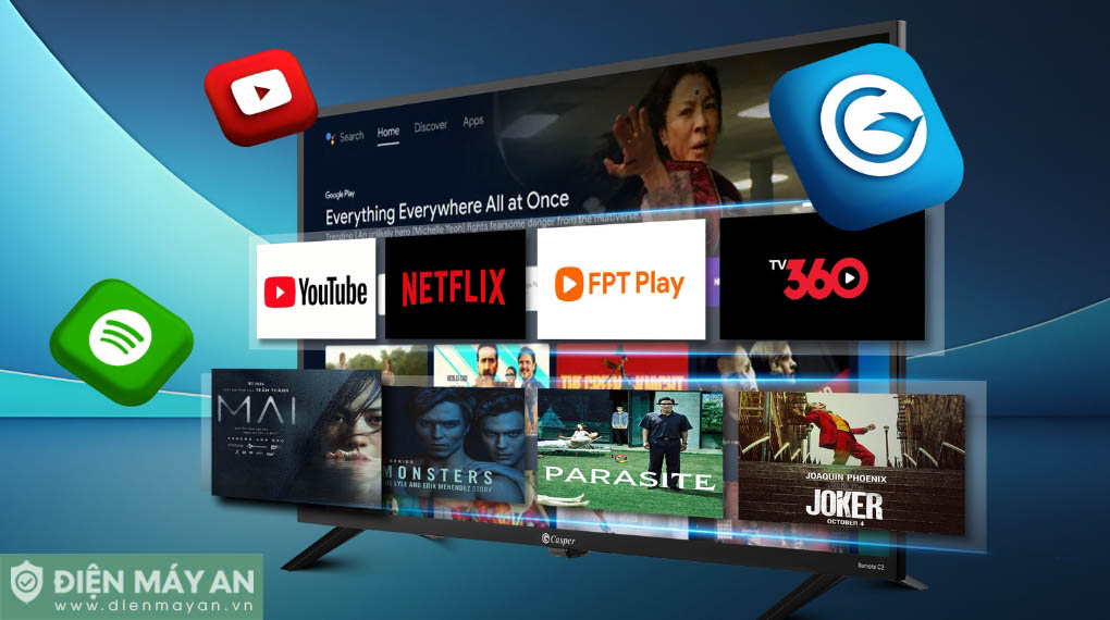 Android Tivi Casper FHD 43 inch E43FAC110